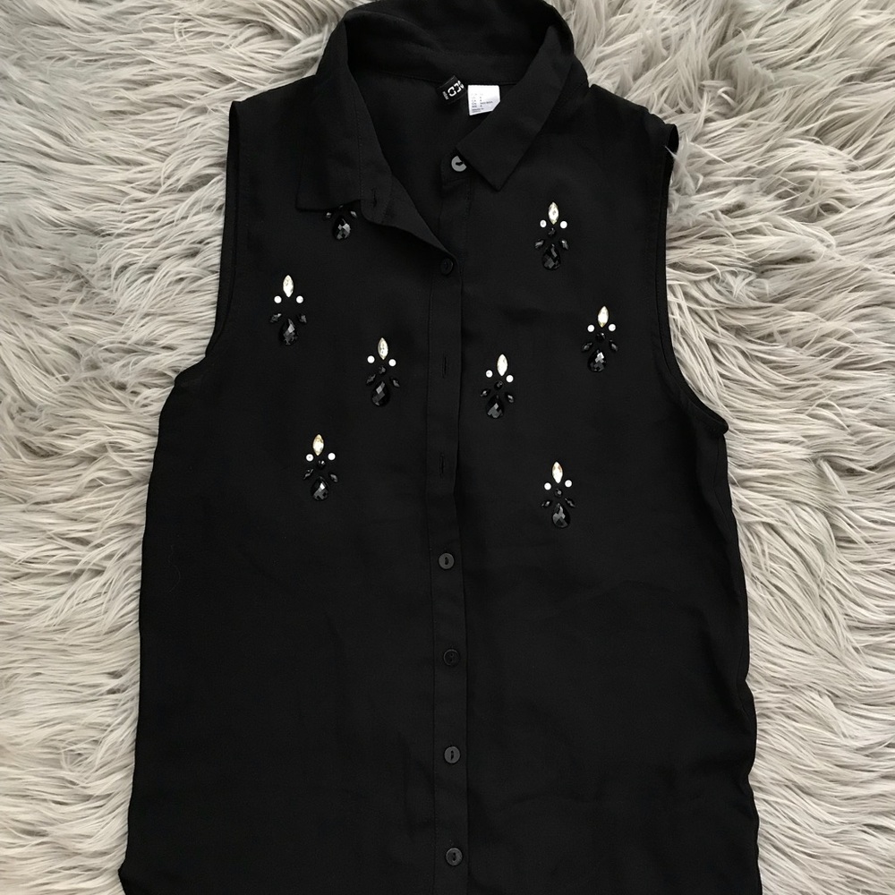 H&M Embellished Top